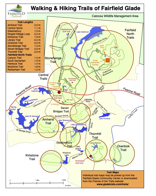 Fun In The Glade Hiking Fairfield Glade Vacation Rentals   0 FG Map 2021 06 01 